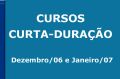 Cursos de Forma��o - Dezembro/06 e Janeiro/07